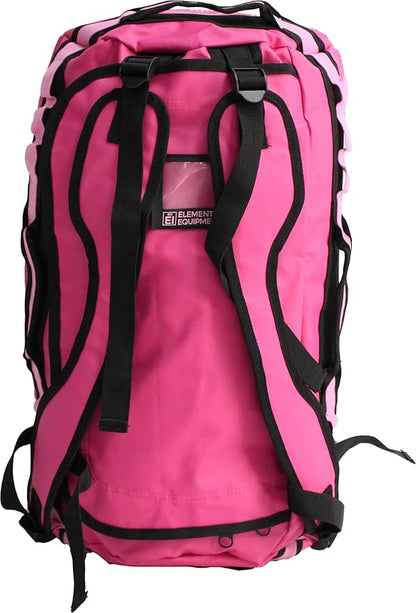 Element Equipment Trailhead Duffel Bag Shoulder Straps Waterproof Fuschia/Pink Medium
