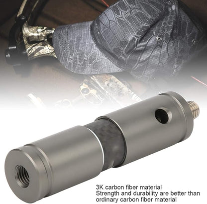 3in Bow Stabilizer Balance Bar Extension Pole Rod, 3K Carbon Fiber Archery Balance Rod Shock Absorb Recurve Bow Stabilizer