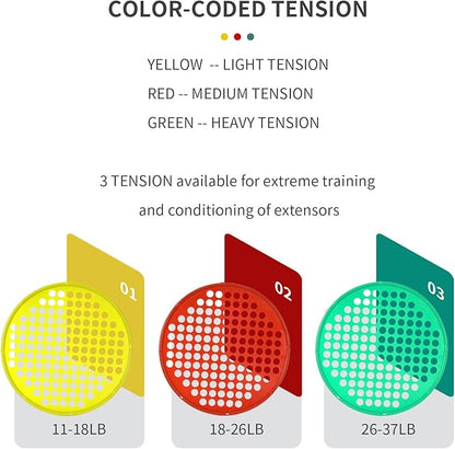 Hand Exercise Webs for Physical Therapy, Hand Grip Strengthener, Finger Exerciser, Portable Size, Latex Free, 7" Diameter
