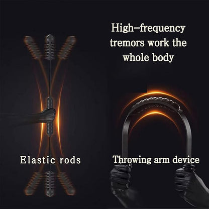 Elastic Fitness bar, Weight bar, Core Strength Training, Arm Twister, Home Gym Workout, Suitable for Men, Women Body Shaping and Fat Burning Training