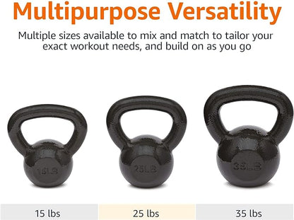Amazon Basics Cast Iron Kettlebell