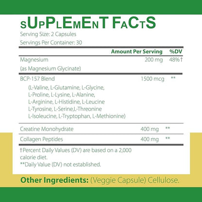 157 1000 mg Supplement,Gluten Free,60 Capsules 1pcs V1