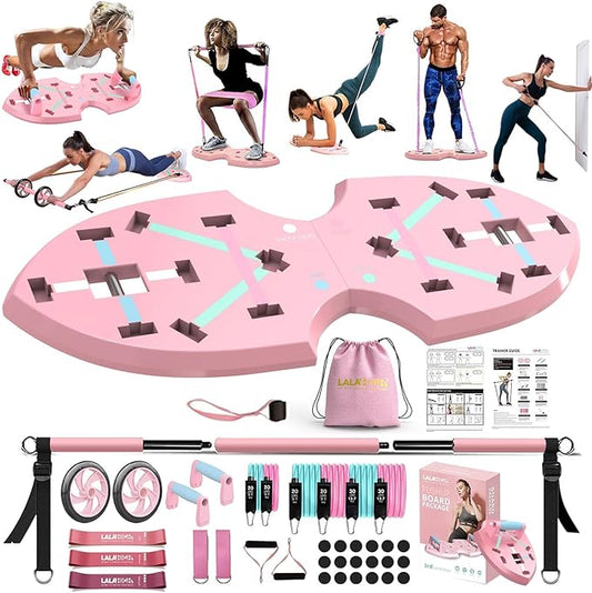 LALAHIGH Portable Home Gym System for Men and 20 Fitness