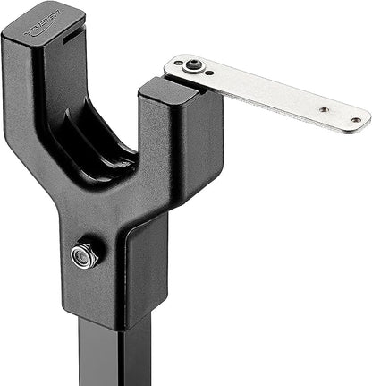 Ibera Two-Way Bike Stand for 20"-29" Wheels - Bicycle Stand for Vertical or Horizontal Storage - Adjustable, Floor-Mounted with Alloy Steel Frame - Space-Saving Bicycle Storage for Home or Garage