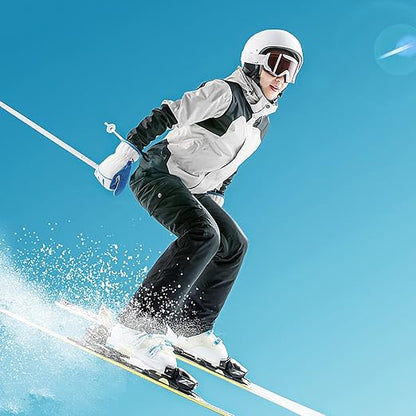 HANDLANDY Insulated Work Gloves Waterproof for Men Women, 3M Thinsulate Ski Gloves Winter Cold Weather Work Gloves Touchscreen (Small, Black)