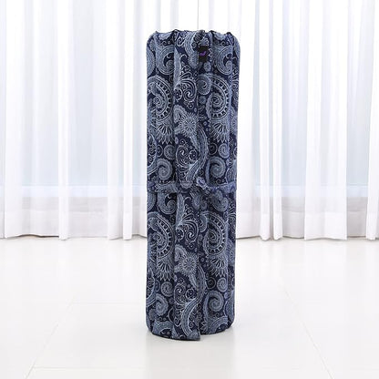 Leewadee Zabuton Seating Cushion – Square Floor Seat for Meditation Exercises, Light Yoga Mat Filled with Kapok