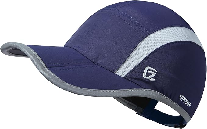GADIEMKENSD Reflective Folding Outdoor Hat Unstructured Design UPF 50+ Sun Protection Sport Hats for Womens and Mens