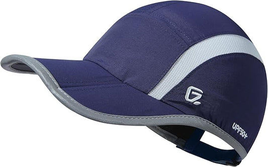 GADIEMKENSD Reflective Folding Outdoor Hat Unstructured Design UPF 50+ Sun Protection Sport Hats for Womens and Mens