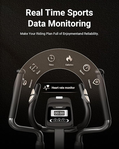 HARISON Elliptical Machine for Home 350 LBS Capacity, Magnetic Elliptical Exercise Machine with 16-Level Resistance Control, Elliptical Trainer with HARISON Bluetooth