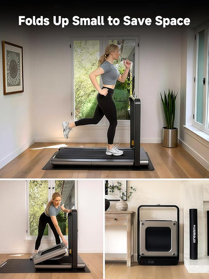 WALKINGPAD X Series Folding Treadmills for Home, Smart Vertical Fold, LED Display with Rotary Control, No Assembly
