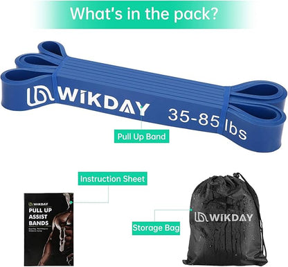 Resistance Bands for Working Out, Exercise Bands, Workout Bands, Pull Up Assistance Bands for Body Stretching Training Physical Therapy Muscle Training for Men & Women