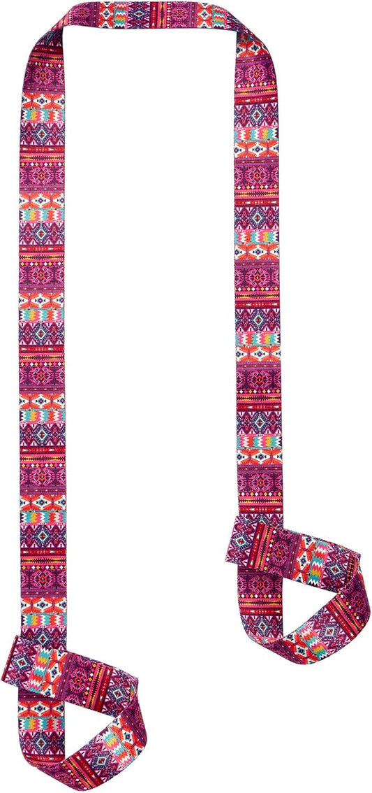 ZOOEASS Yoga Mat Strap, Adjustable Durable Yoga Mat Carrier & Stretching Strap, Multiple Color Choices