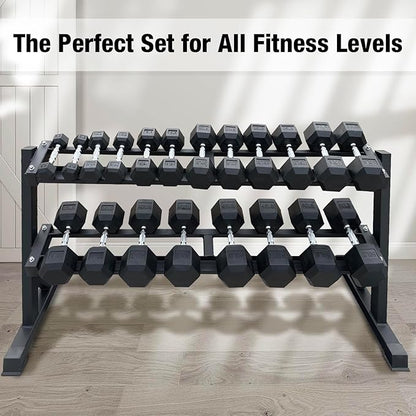 550 lbs 1200lbs 2100 lbs Dumbbells Weight Set, Hex Dumbbell Sets, Gyms Weights Dumbbells Sets, Weight Set for Home Gym, Strength Training, Fitness Center Equipment
