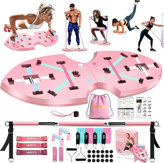 LALAHIGH Portable Home Gym System for Men and 20 Fitness