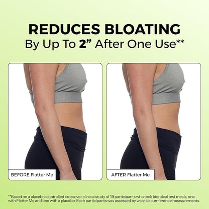 HUM Flatter Me Digestive Enzymes Bloating Supplement - Fast-Acting Bloat Relief for Digestive Health & Debloating Multi Enzyme | Bloat Pills, Anti Bloat Pills, Vegan 60 Servings