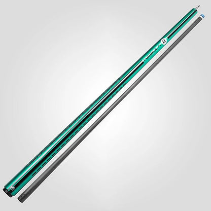 RHINO Nebula 2 Pool Cue - 100% Carbon Fiber Shaft & Composite Butt. Time Crystal Tip, Pro Taper Design, 12.4 mm,12.8 mm. 3/8-8 Joint, 3D Friction Grip. Low Deflection Pool Cue