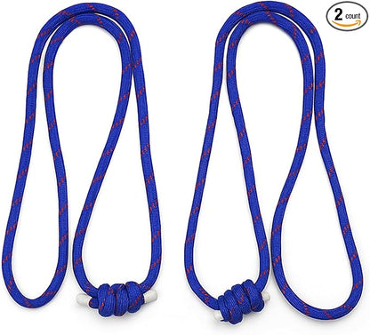 Yogikuti Iyengar Yoga Wall Rope Pair Premium Quality Cotton & Polyester Ropes for Restorative & Anti-Gravity Poses