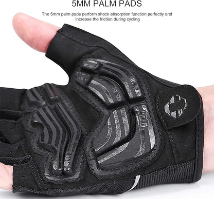 INBIKE 5mm Padded Half Finger Bike Bicycle Cycling Gloves