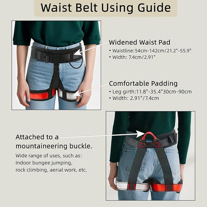 Bungee Fitness Set, Heavy Resistance Band Set, Professional 4D Yoga Bungee Rope Workout Equipment W/6 Sizes, for Home Gym Training & Fitness(Not for Extreme Sports)