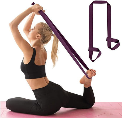 ZOOEASS Yoga Mat Strap, Adjustable Durable Yoga Mat Carrier & Stretching Strap, Multiple Color Choices