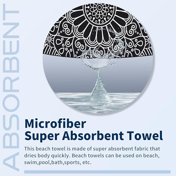 2 Pack Lightweight Thin Beach Towel Oversized 71"x32"
