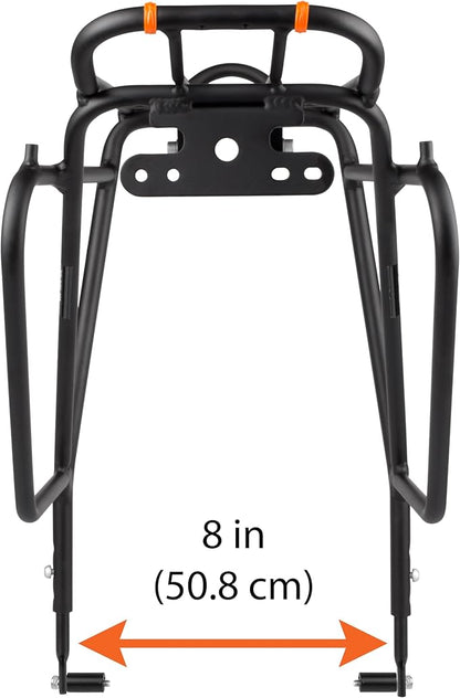 Ibera PakRak Touring Bicycle Seatpost/Disc/Non/Disc Rack and Quick Release Bag