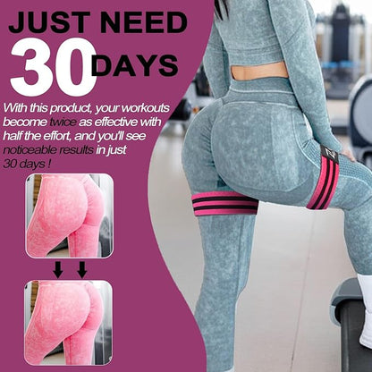 BFR Occlusion Bands for Women Legs Glutes Hip Building, Comfortable Elastic Booty Bands for Blood Flow Training Workouts Fast to Lift Your Butt,Squat,Thigh,Fitness