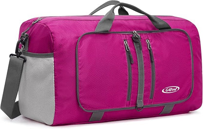 G4Free 40L/65L Foldable Duffel Bag, Water-Repellent Travel Backpack, Lightweight Carry Bag for Overnight Weekender Sports Men Women