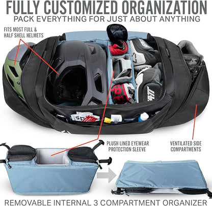 Wildhorn Gulch 70L MTB Duffle Bag for Travel - Lightweight & Durable Gym Bag for Women & Men. Ideal for Biking, Motorcycle, and Sports