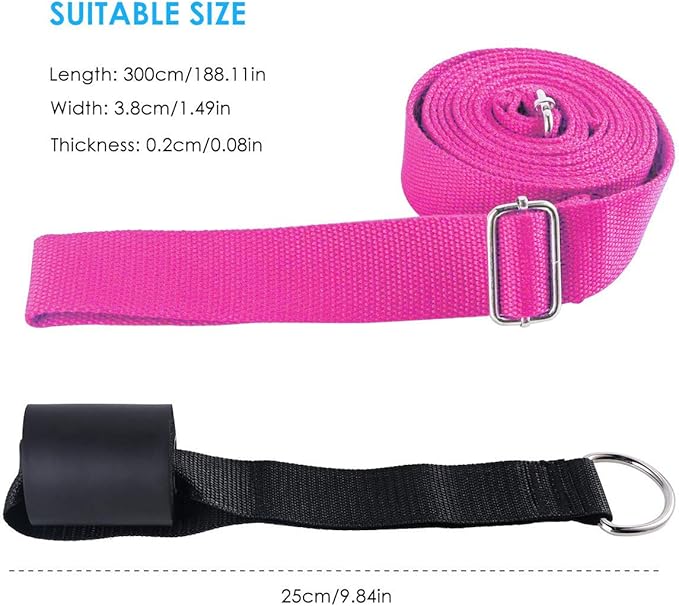 Leg Stretcher, Door Flexibility & Stretching Leg Strap - Great for Ballet Cheer Dance Gymnastics or Any Sport Leg Stretcher Door Flexibility Trainer Premium Stretching Equipment