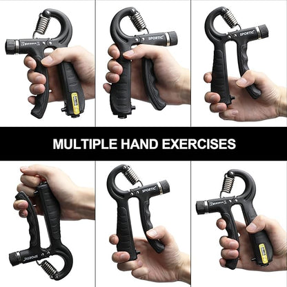 2 Pack Grip Strength Trainer 10-150 lbs