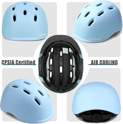Kids Bike Helmet,Toddler Cyling Helmets for Ages 5-8-9-10-12-14-16Years Youth Boys & Girls,Child Adjustable Multi-Sport Bicycle Skateboard Roller Skate Scooter Balance Skateboarding Helmet