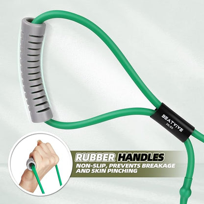 Resistance Band Figure 8 Exercise Cord, Fitness Resistance Bands with Handles, Exercise Tube Band for Arm and Shoulder Stretch