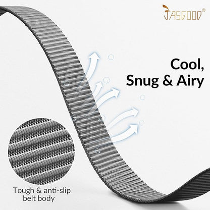 JASGOOD Nylon Canvas Breathable Military Tactical Men Waist Belt With Plastic Buckle