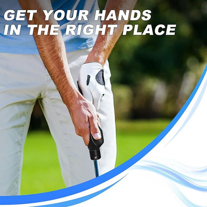 Golf Grip Trainer, Golf Club Grip, Golf Grip Training Aid, Helps Improve and Train Correct Hand Position (Right Hand )