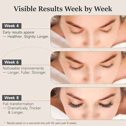 Eyelash Serum for Longer, Thicker Lashes - Enhances Natural Lashes, Extensions & Brows - 1 Pack