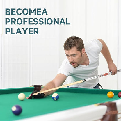 HomeSeason Pool Cue Stick 57" Billiard Cue Sticks Professional Low Deflection Pool Sticks