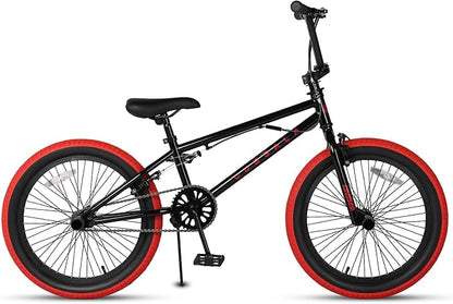 Freestyle BMX Bike, 18 20 Inch Kids Bicycle for 5-13 Years Old Kids and Beginner Level Rider, Multiple Colors