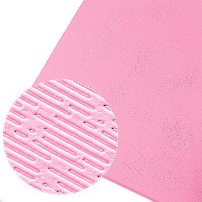 Hatha Yoga Extra Thick TPE Yoga Mat - 72"x 32" Thickness 1/2 Inch -Eco Friendly SGS Certified - With High Density Anti-Tear Exercise Bolster For Home Gym Travel & Floor Outside