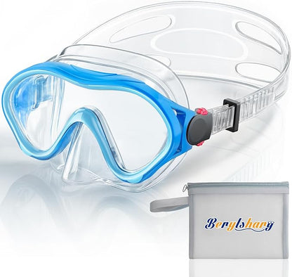 Kids Swim Goggles with Nose Cover -Diving Mask Leak-Proof Design for Boys Girls Ages 5-15 | Anti-Fog & UV Protection Swimming Glasses