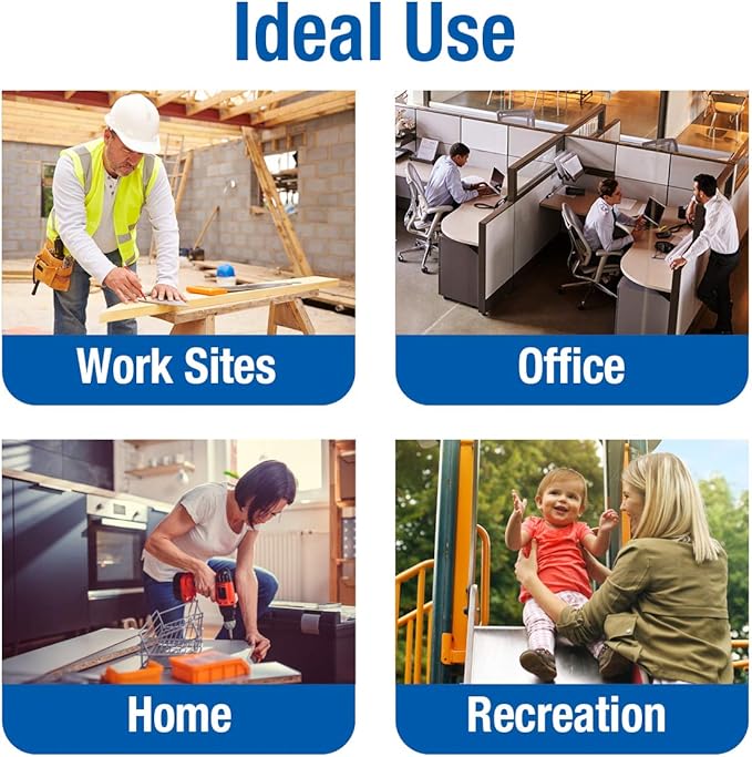 24/7 First Aid OSHA Compliant First aid Kit, All-Purpose 100-Person Emergency First Aid Kit for Business, Home, and Car in Plastic Case with Easy-Slide Latches, 336 Pieces