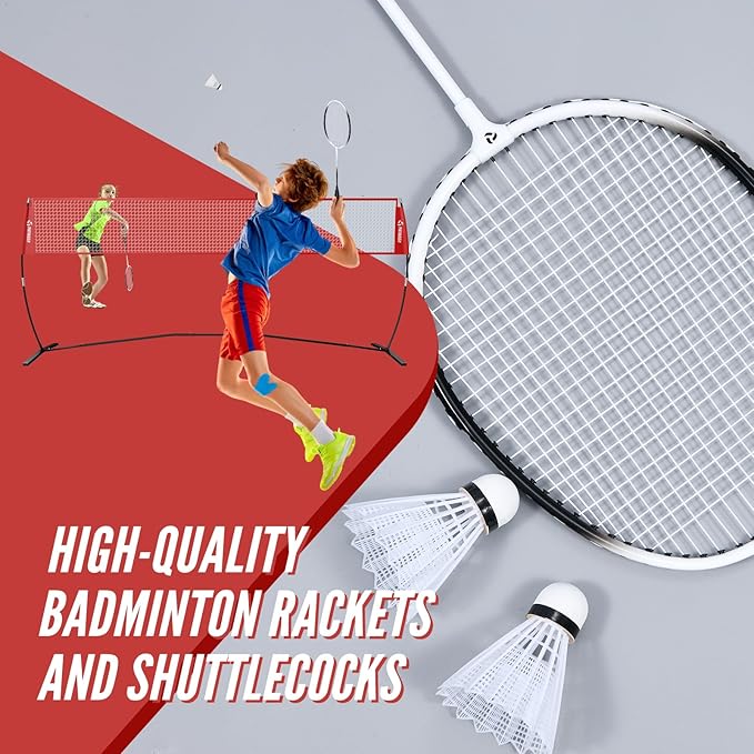 14ft Freestanding Volleyball Practice Net for Indoor or
