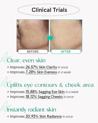 Glutathione Collagen Peel Off Mask - Anti Aging Korean Face Mask, Face Lift, Radiance Boost, Reduces Wrinkles - Built-in Silicone Spatula, 700ppm Glutathione & 300 Da Collagen, 1.76 oz.