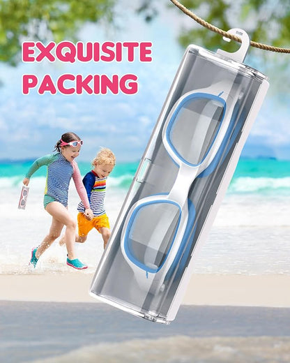 Kids Swim Goggles,Swimming Goggles for Kids 6-14, Anti-Fog UV Protection Pool Glasses for Boys Girls