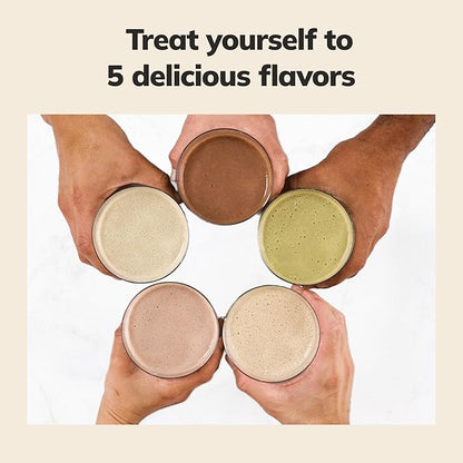 Ka’Chava All-In-One Nutrition Shake Blend, 5 Flavor Sample Pack, 5 Servings, 85+ Superfoods & Nutrients, Meal Replacement, Greens Plant-Based Superfood Powder Protein Drink, Digestive Enzymes & Probiotics, Vegan Dairy Gluten Free