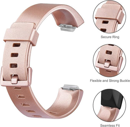 Tobfit Sport Bands Compatible with Fitbit Inspire HR/Inspire/Ace 2 Fitness Tracker Accessories Strap for Women Men, Small Large