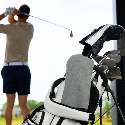 S&T INC. Microfiber Gym Towels, Yoga Towel for Home and Gym Bag, 16 Inch x 27 Inch, 6 Pack