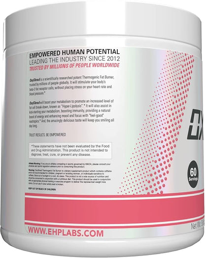 EHP Labs OxyShred Pre Workout Powder & Shredding Supplement - Preworkout Powder with L Glutamine & Acetyl L Carnitine, Energy Boost Drink - Guava Paradise, 60 Servings