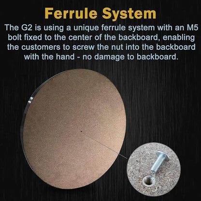 Gladiator Dartboard with Top-Grade African Sisal and Sword Edge Staple Free Wire Spider for Maximum Scoring Potential and Less Bounce Outs