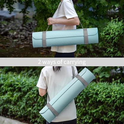 Trilancer Adjustable Yoga Mat Strap With Hook and Loop Closure, Yoga Mat Holder Carrier,and Organizing-Mat Not Included